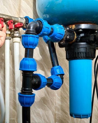 Water Pump System With Plumbing Fittings And Valves Tampa Fl