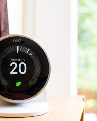 Nest Thermostat Heat Set To Degrees On Display Tampa Fl